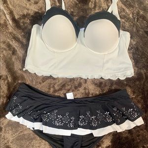 Torrid size 1 midkini and  liz Claiborne 16 bottom